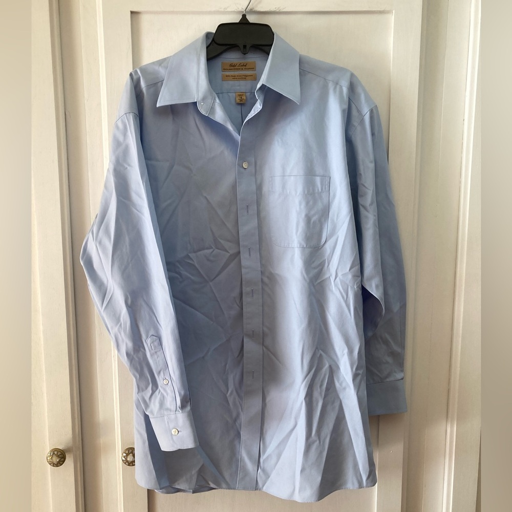 Roundtree & Yorke Sky Blue Dress Shirt